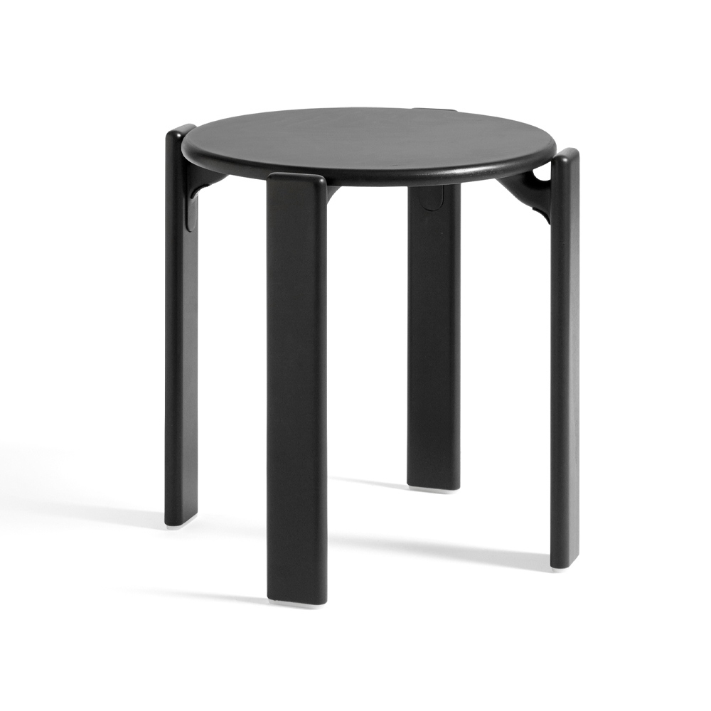 Taburete Rey Ø46,5×46 cm.jo{font-size:18px}negro profundo