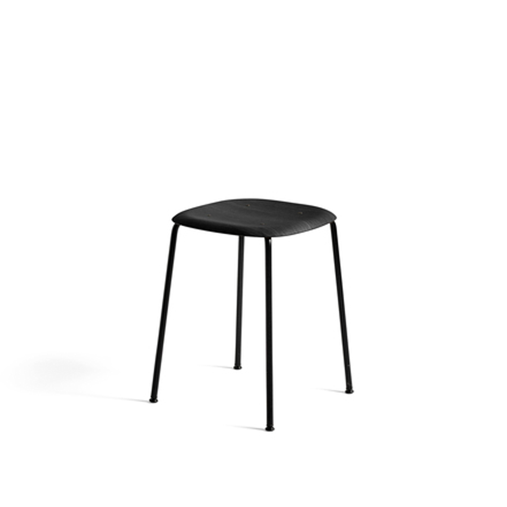 Taburete Soft Edge 70.jo{font-size:18px}Black oak-estructura de acero negra